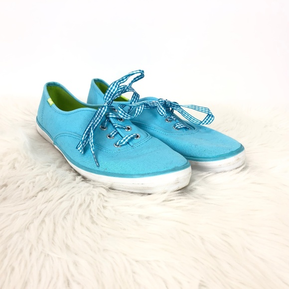 light blue keds